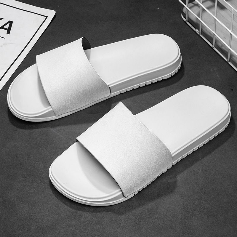 Pantofole da uomo antiscivolo, di alta qualità, con suola spessa, morbide e leggere. Adatte per l'uso domestico, non sfregano i piedi._voghion.com