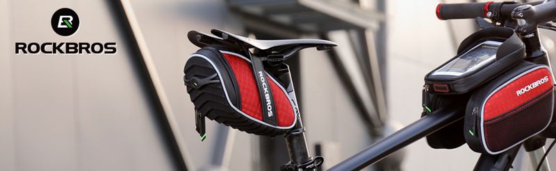ROCKBROS Satteltasche, Fahrradtasche mit Lichthaken, 3D-Schale, wasserdicht, in 3 Farben erhältlich_voghion.com