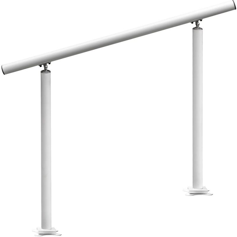 Fo Stair Handrails Stair Elderly Aluminum Hand Railing For Steps Outdoor FT Kit Angle Rail 23 3 Adjustable Handrails White The_voghion.com