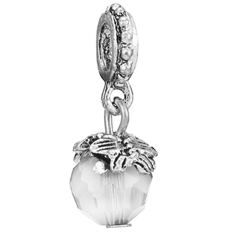 Componenti e accessori per gioielli in lega di gufo d'argento con perline di diamanti fai da te, multipli opzionali_voghion.com