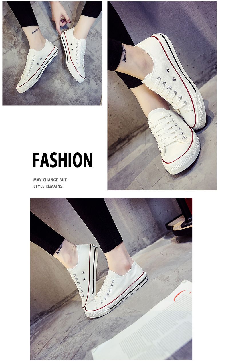 Canvas Shoes, White Sneakers, Cloth Shoes For Girls, Couple Shoes For Girls_voghion.com