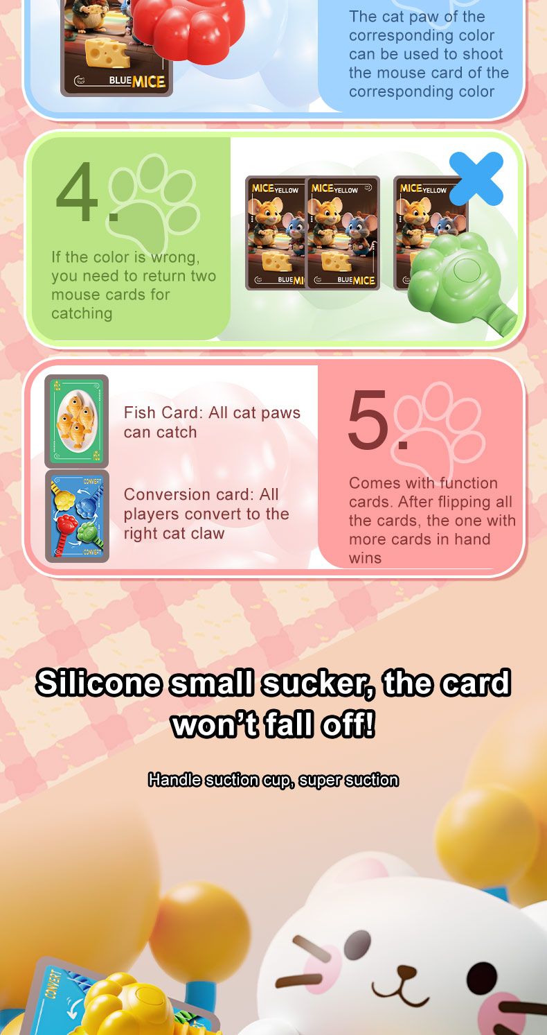 Children's Plastic Cat-and-Mouse Thinking Board Game Interactive Parent-Child Early Education Toy_voghion.com