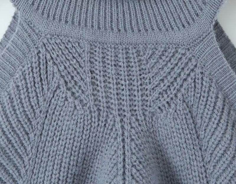 Damenbekleidung ins sexy schulterfreier kurzer Pullover für Frauen Herbst neuer heißer Mädchen Rollkragenpullover Pullover C27073_voghion.com