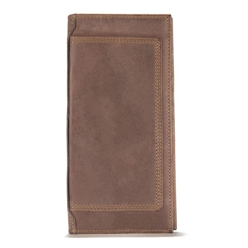 New Top Layer Cowhide Long Men's 80% Off Simple Lightweight Multi-Card Genuine Leather Suit Wallet_voghion.com