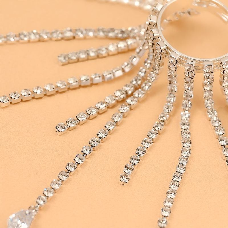 New Personalized Tassel Ring For Women With Niche Design, Featuring Rhinestones And Water Droplets. It Has Become A_voghion.com