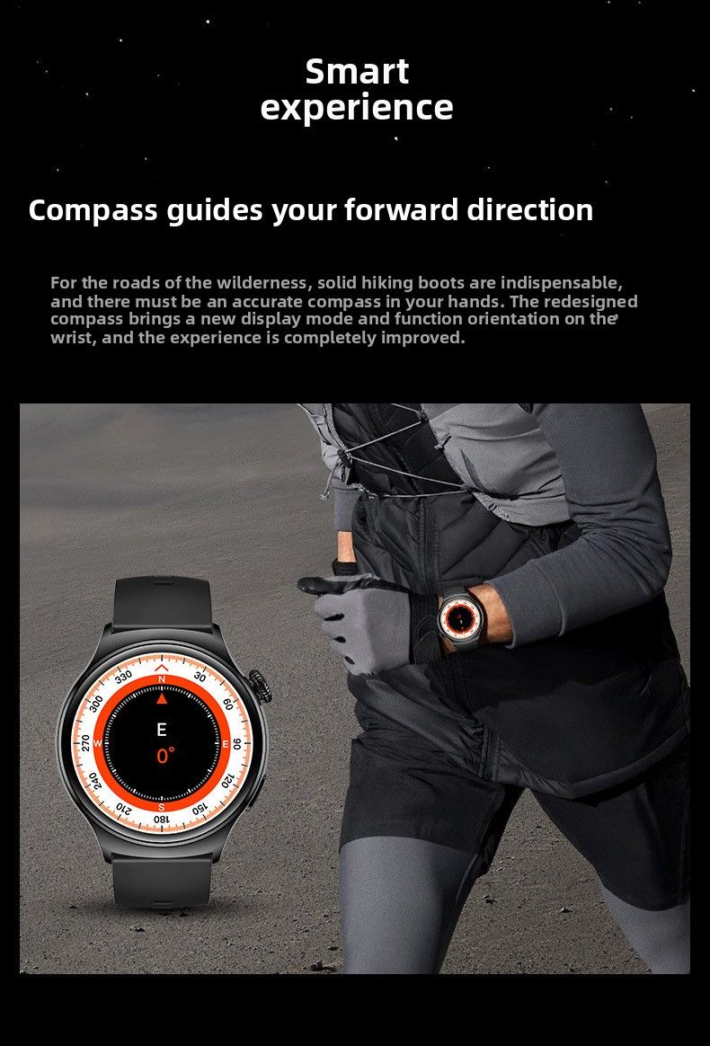New WATCH Smart Heart Rate Blood Pressure Voice Offline Payment Bluetooth Phone Multi-Function Sports Watch_voghion.com