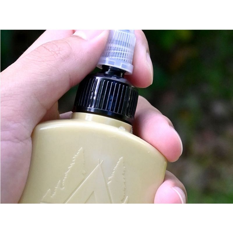 Dispenser di olio portatile da 100 ml - Bottiglia per condimenti da campeggio a prova di perdite per olio da cucina e salse | Set da cucina da viaggio compatto con imbuto (confezione da 2, senza BPA)_voghion.com
