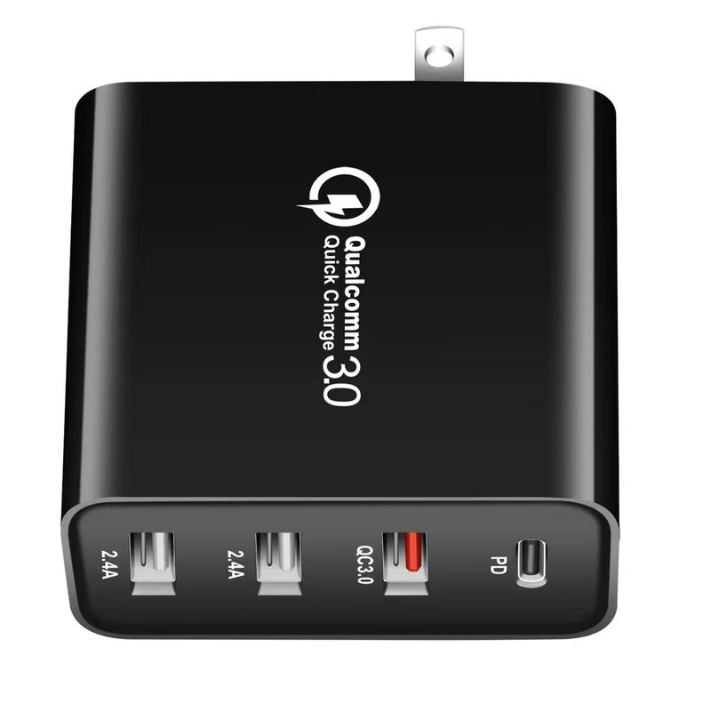 syct PD48W Schnelllade-Multiport-Ladegerät PD-Adapter GaN Universal-Netzstecker_voghion.com