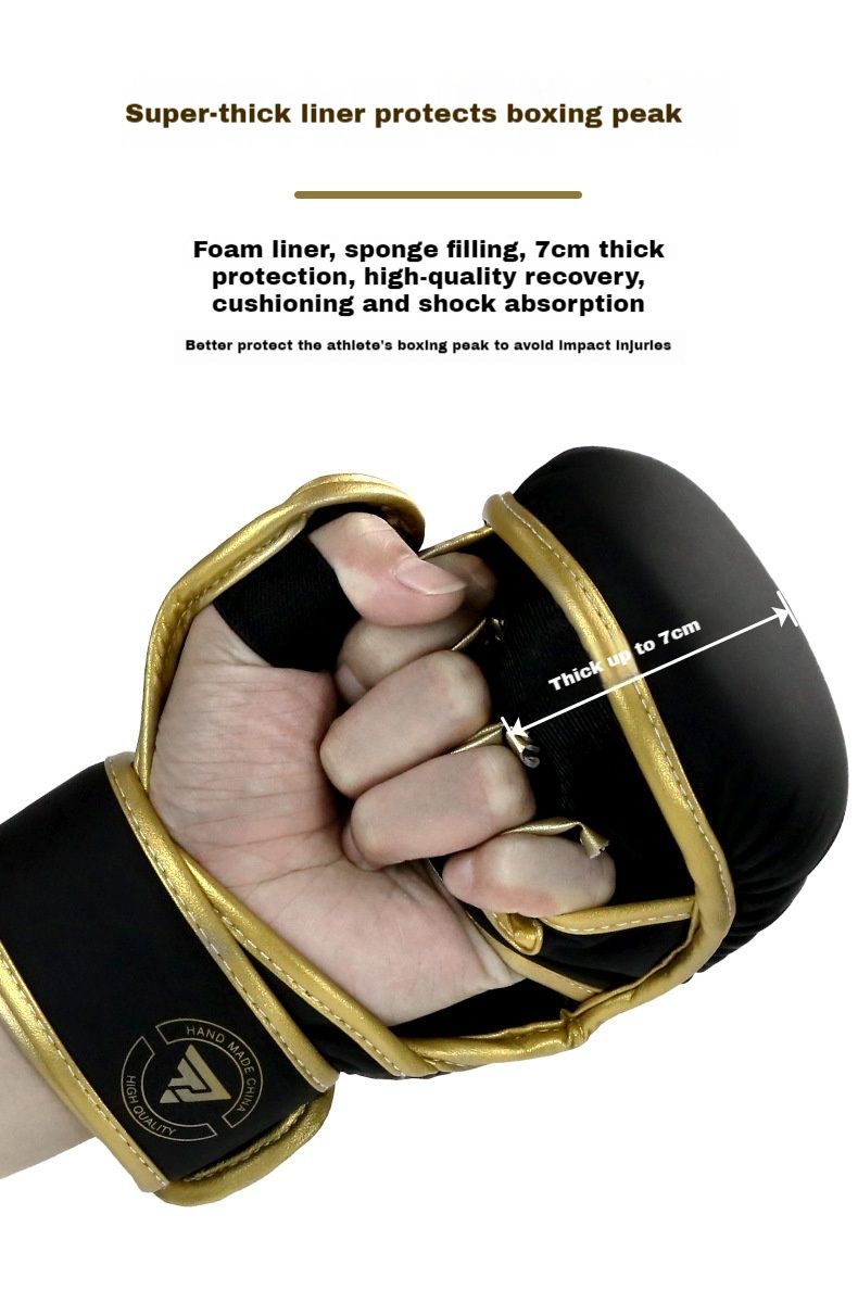 ZTTY Boxhandschuhe mit verdicktem Innenfutter, Handschuhe für Erwachsene, Sanda-Training für Männer und Frauen, Kämpfen, Boxsackhandschuhe, UFC_voghion.com