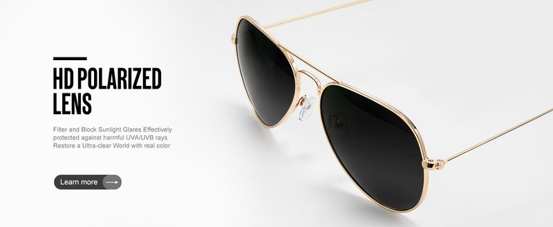 Occhiali da sole da aviatore classici KALIYADI per uomo e donna, occhiali da sole per la guida, lenti polarizzate, protezione UV_voghion.com