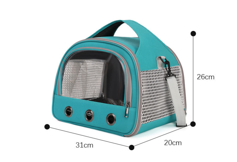 Vogelbeutel portabel zesummeklappbar Papagei-Reisebeutel Hamster-Daufe-Reisebeutel Handheld Single-Schëller-Reisebeutel fir kleng Hausdéieren_voghion.com