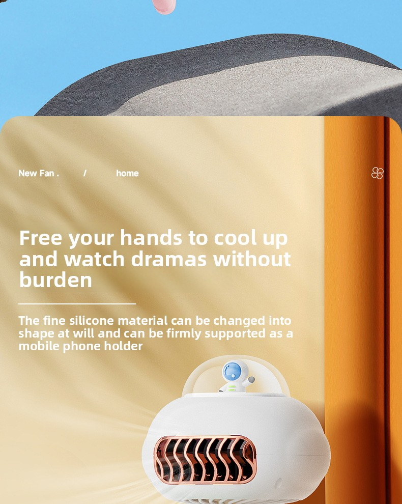 Octopus Clip-on Stroller Fan - Mini USB Rechargeable Fan For Baby Carriage Outdoor & Dorm Use Safe & Portable_voghion.com