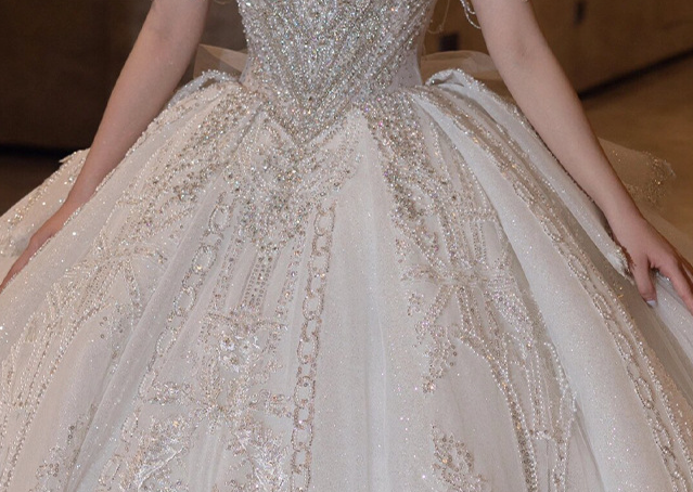 Women's Clothing New Style Bride Petite Main Yarn High Quality Texture Heavy Work_voghion.com