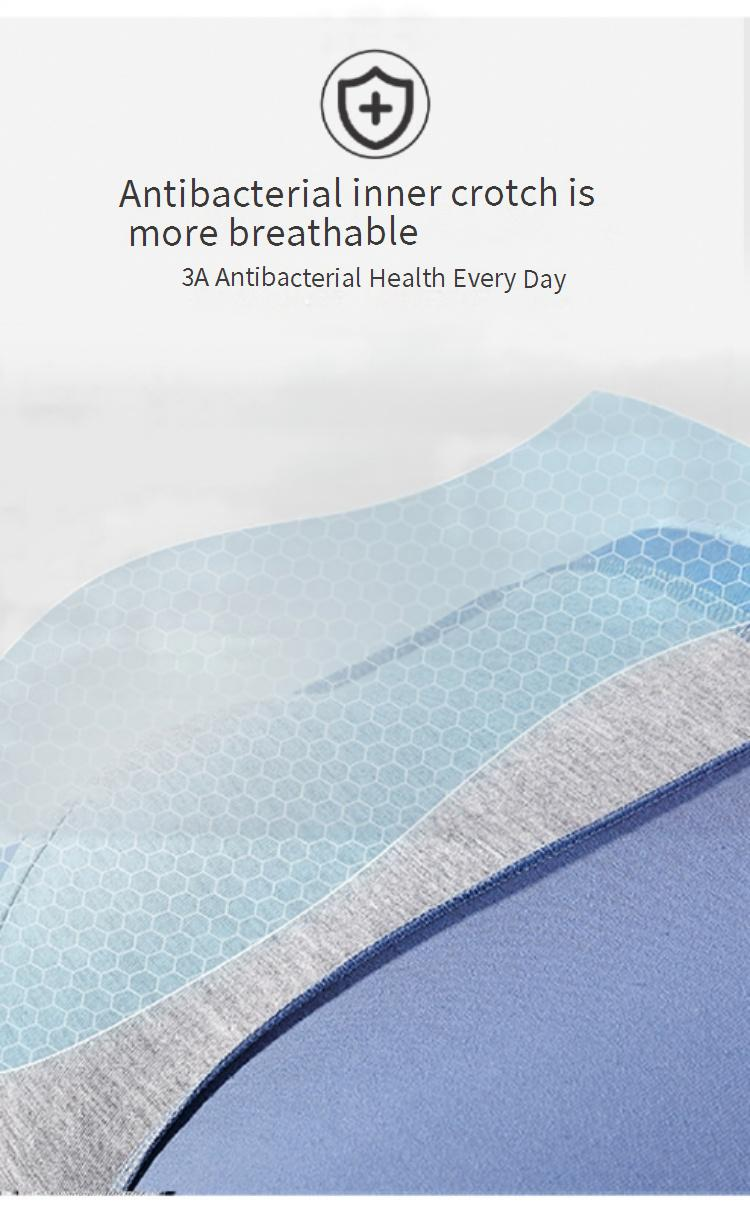 Men's Cotton Boxer Briefs - Breathable Anti-Bacterial Underwear For All Seasons - Soft & Comfortable Multipack_voghion.com