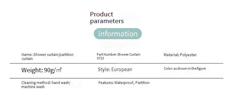 Tenda da doccia con stampa geometrica moderna – Decorazione da bagno in poliestere impermeabile con linee astratte, 180x180 cm_voghion.com
