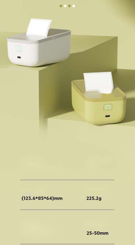 【Anwendung für mehrere Szenarien】 Tragbare Smart-Tag-Maschine mit drahtloser Bluetooth-Verbindung, einfach zu steuern_voghion.com