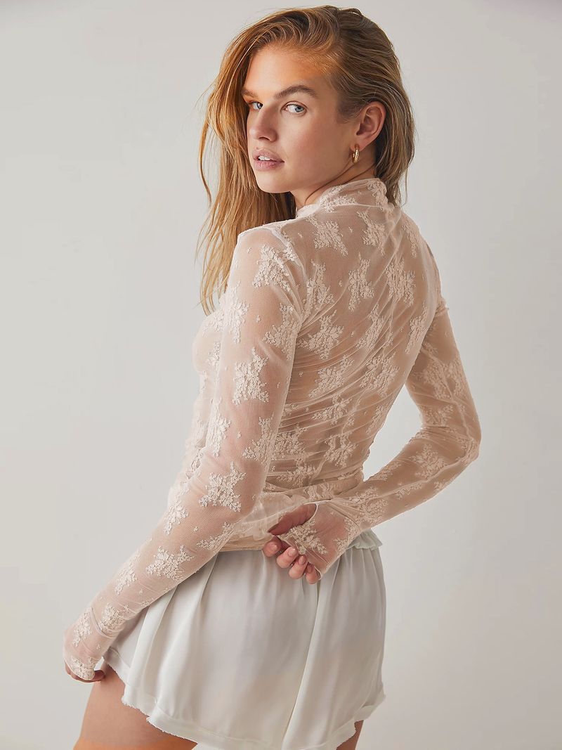 Transparentes Spitzen-Netzoberteil für Damen – Sexy Langarm-Schichtbluse, atmungsaktiv und dehnbar, trendige Streetwear und unverzichtbares Freizeitoutfit_voghion.com