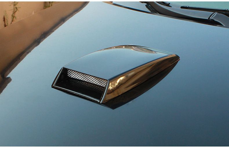Car Cover Engine Hood Decoration Modification Ventilation Intake Vent Air Inlet_voghion.com