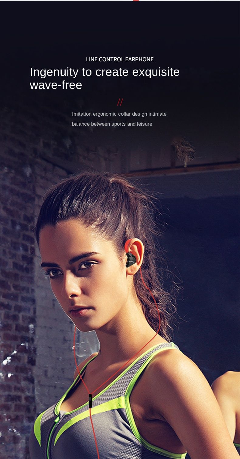 Kabelgebundenes Headset Tragemethode Ohrmontiert Mit Mikrofon Drive-by-Wire Bass Stereo Adapter Schnittstelle 3,5 mm Kopfhöreranschluss_voghion.com