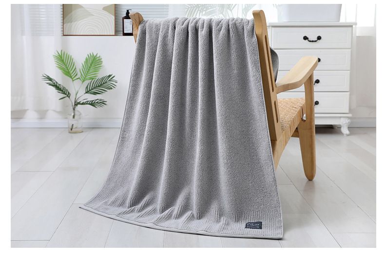 A-Klasse katoenen badhanddoek 90x180cm - extra groot en dik voor volwassenen (superzacht en absorberend, multifunctioneel voor thuis en als bedovertrek)_voghion.com