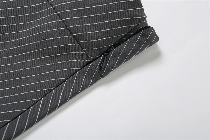 Damenbekleidung Sommer neue Damenbekleidung einfarbig locker langärmeliges Hemd modischer Rockanzug mit hoher Taille_voghion.com