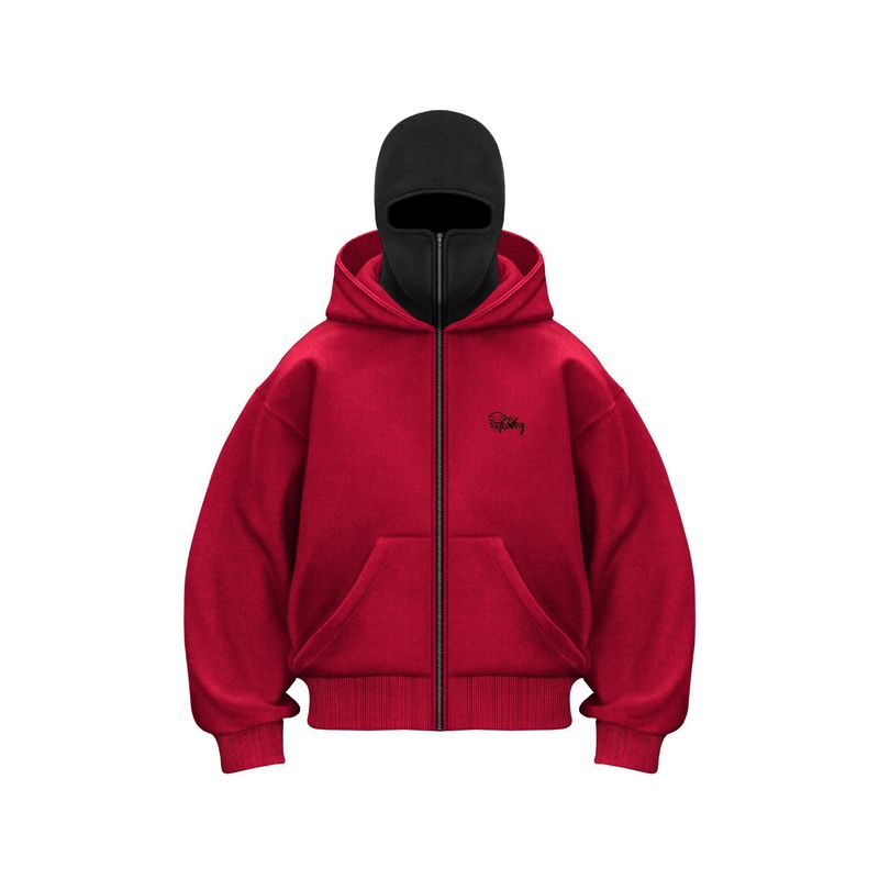 2025 Spring Autumn New Men's And Women's Sweatshirt Personality Street Style Double Hood Unique Design Hooded Cardigan_voghion.com