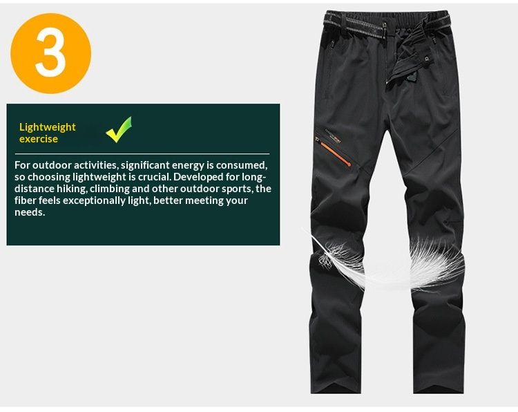 001 Four-Way Stretch Men Outdoor Sports Hiking Women Summer Lightweight Breathable Quick-Dry Pants Couple Cycling Wear_voghion.com
