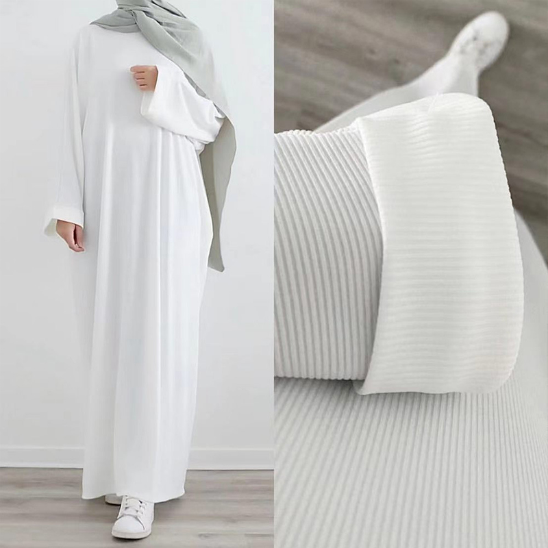 Abito da donna alla moda per tutti i giorni, tinta unita_voghion.com