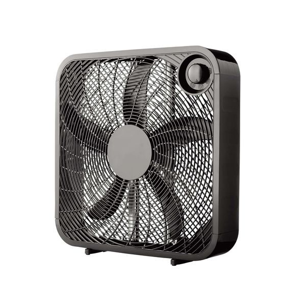 20 Inch 3-Speed Portable Box Fan, FB50-16HB, New, Black_voghion.com