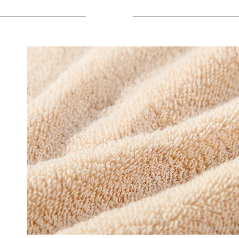 Pure Cotton Thickened Adult Towel 115g 34*75CM Patterned Satin Plain Color Absorbent Face Towel_voghion.com