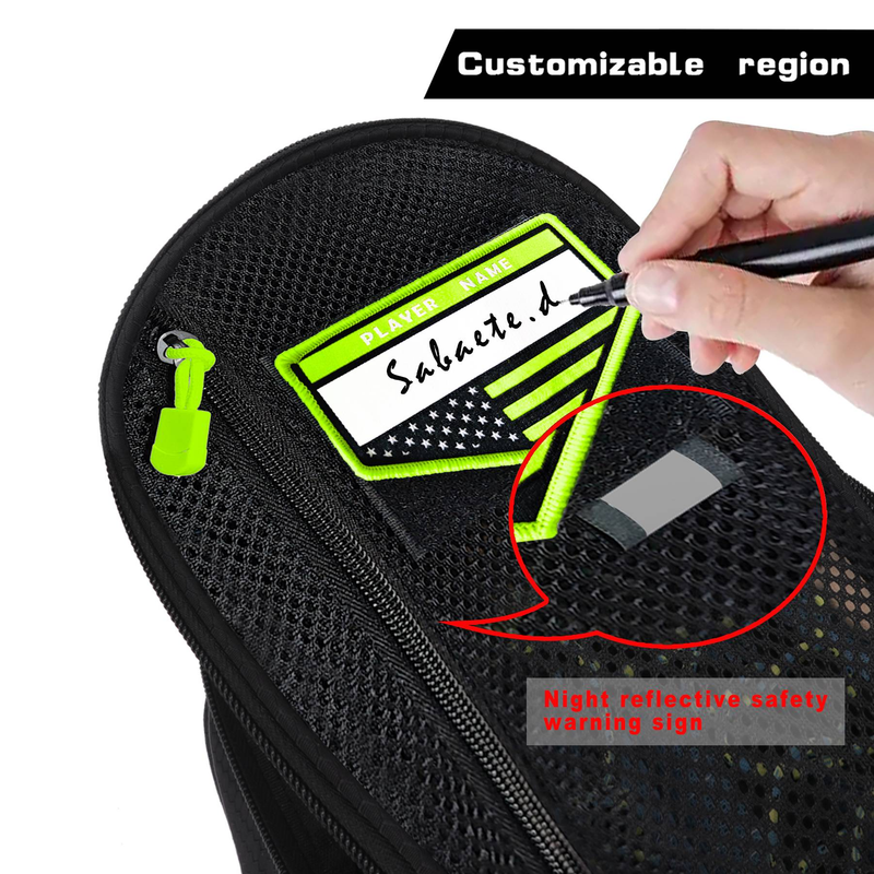 Zipper Sports Shoe Strap Bag With Side Accessory Pocket For Storing Golf Accessories, Shoe Carry Bags With Clasped Strap Handle_voghion.com