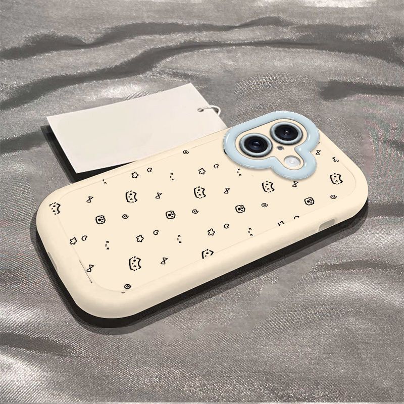 TechGlobe TechGlobe Kitten Label Compatible With For Women Silicone Soft 16 Pro Phone Case New 13 Ins Style_voghion.com