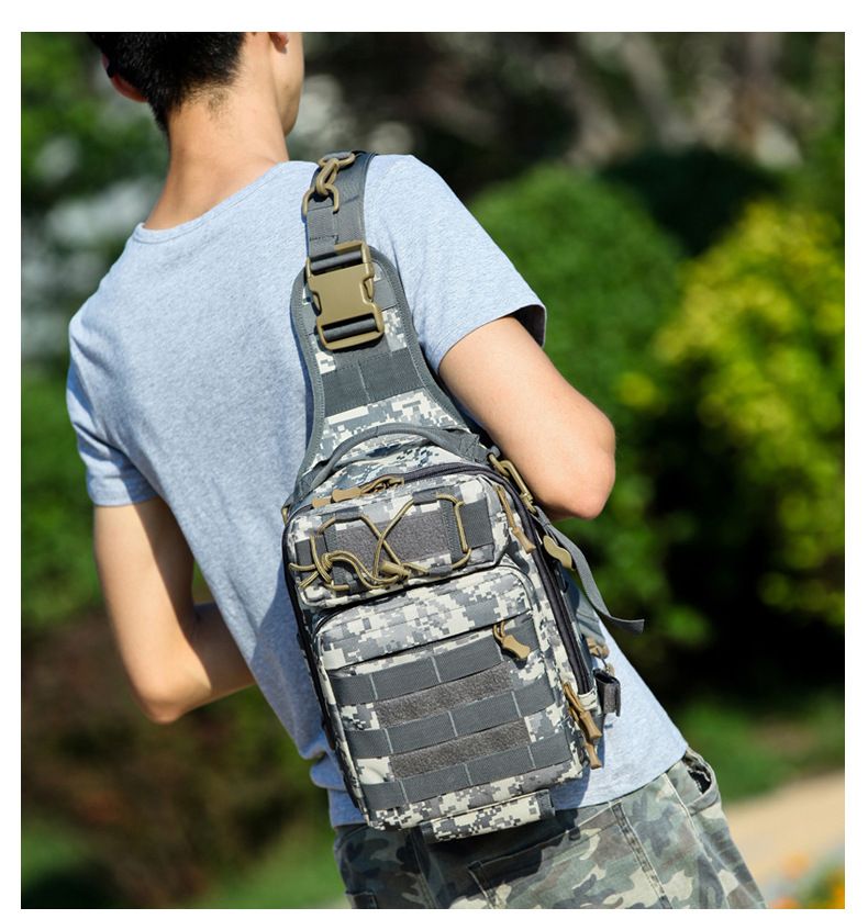 Luya Bag 2018 Nou Rucsac Tactic Camuflaj Geantă de Exterior pentru Bărbați Geantă de Piept Multifuncțională Umăr Crossbody Geantă cu Trei Scopuri_voghion.com