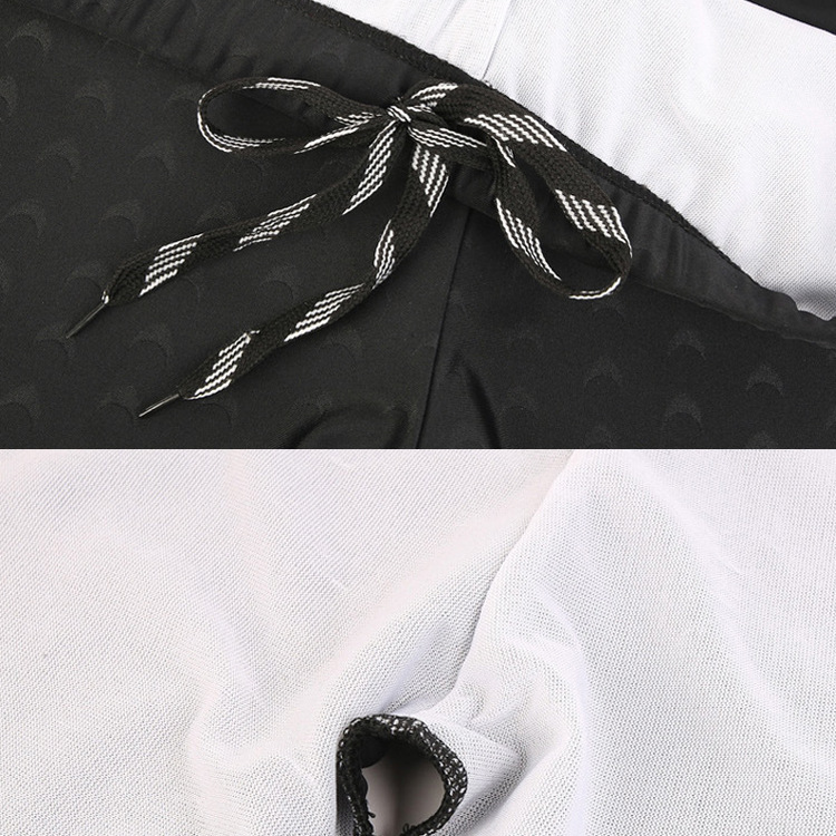 Man's clothing Swim trunks Men's swim trunks Five points sharkskin professional sports waterproof quick-drying swim trunks_voghion.com