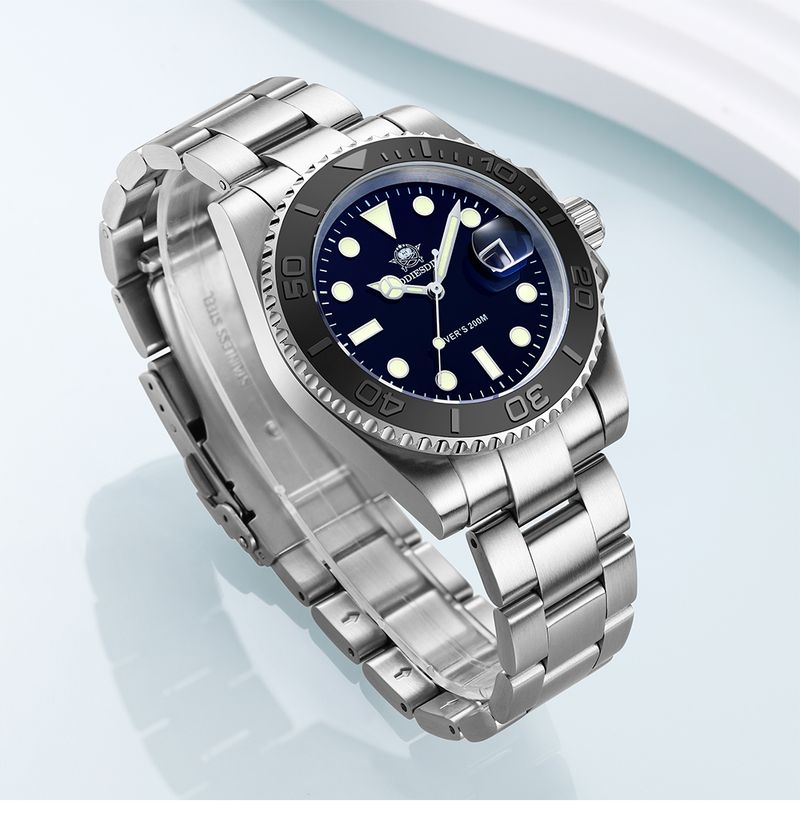 ADDIESDIVE Orologio analogico al quarzo da uomo di lusso BGW9 Luminoso 20 Bar Impermeabile Orologi da uomo da sub in acciaio inossidabile Orologi da uomo H3_voghion.com