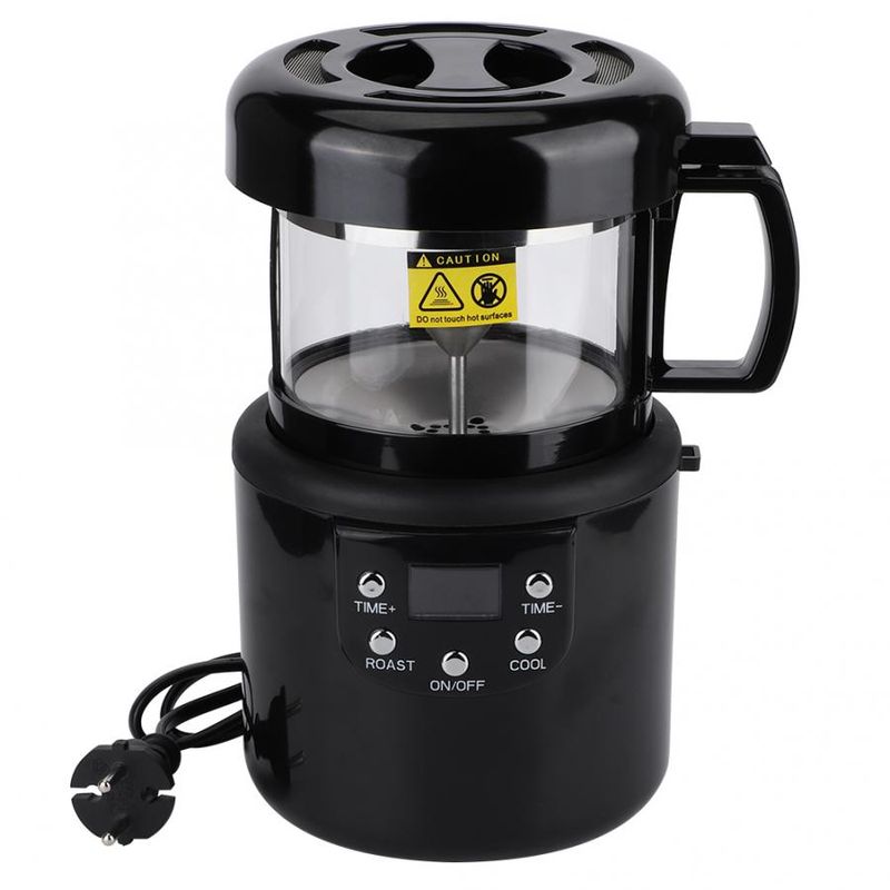 Mini husholdningskaffebrenneri kaffebakeverktøy EU-plugg 220-240V kaffekvern husholdningsapparater kjøkken_voghion.com