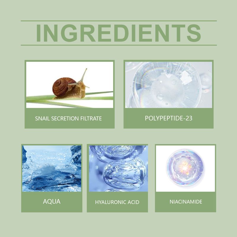 West&Month Snail Peptide Hyaluronic Acid Firming Serum Moisturizes And Tights Skin, Firming And Smoothing Skin Lines_voghion.com