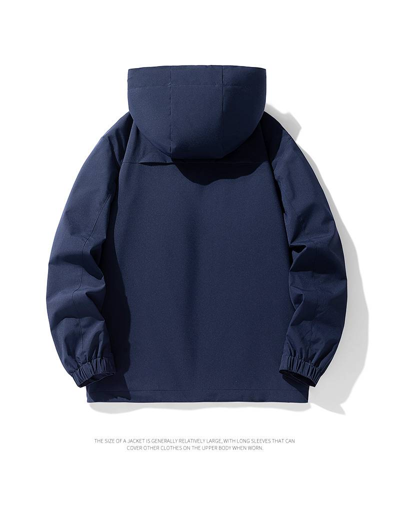 Leichte, wasserdichte Windjacke mit Kapuze für Herren – atmungsaktiver Outdoor-Sportmantel zum Wandern, Laufen und für den Alltag_voghion.com