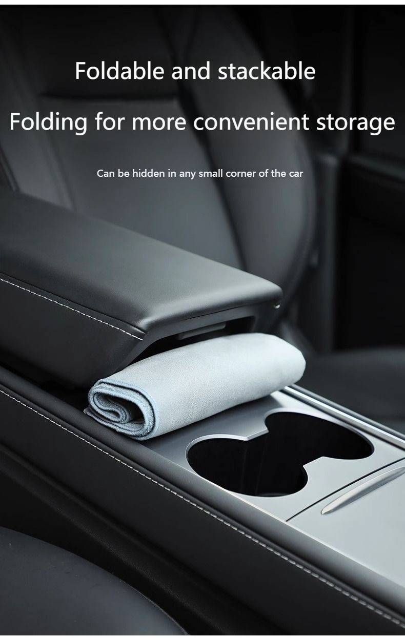 Premium Dual-Sided Car Cleaning Towel – Super Absorbent, Lint-Free & Scratch-Proof For Windows, Interior & Paint_voghion.com