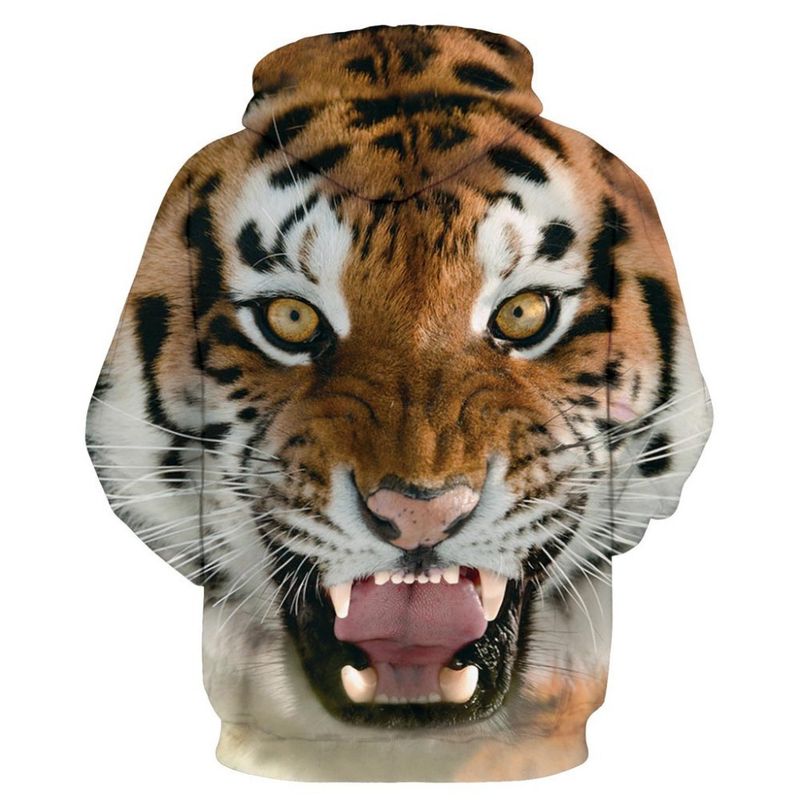 Saldi caldi della stagione Felpa con cappuccio digitale 3D con tigre transfrontaliera, giacca da baseball, stile casual, dalla Cina continentale, senza marchio_voghion.com