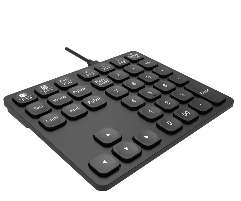 Office digital mini keypad wireless rechargeable accounting and finance keyboard computer_voghion.com