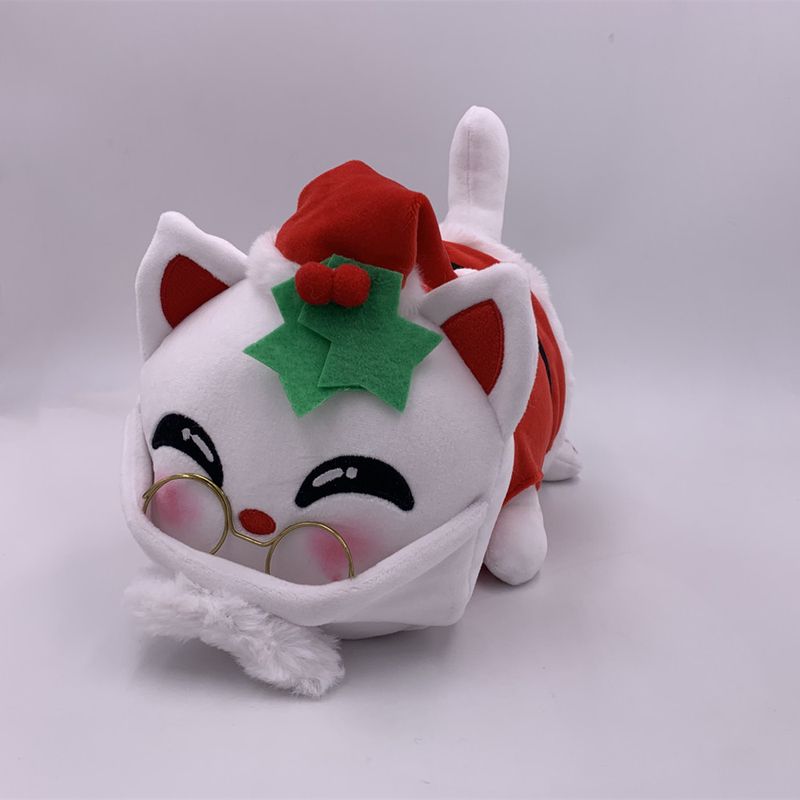 Aphmau Meows Cat Plush Toy Soft Meemeow Stuffed Donut Cat Plushes Kawaii French Fry Cheeseburger Food Plush Doll Christmas Gifts_voghion.com