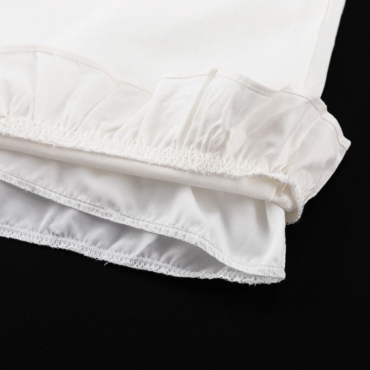 Damenbekleidung langärmliges, lockeres Freizeithemd mit hoher Taille und Shorts, zweiteiliger Anzug_voghion.com