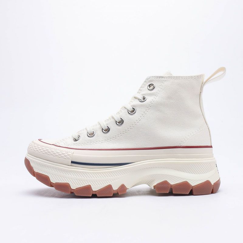 New New New 1970S, Sandwich Cookies, Thick Sole, Sponge Cake, High And Low Cut Canvas Shoes, Inner Height_voghion.com