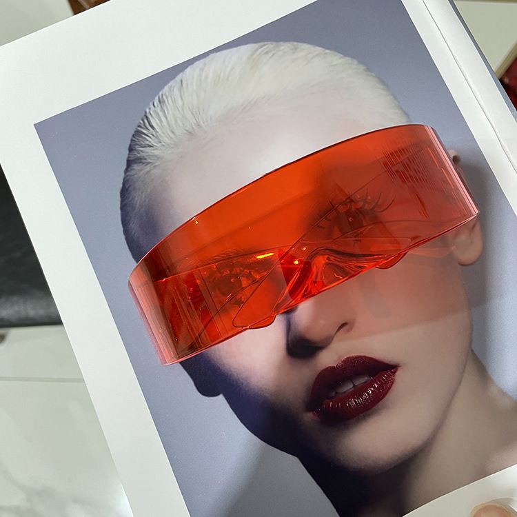 Super seje discobriller cyberpunk fremtidsteknologi sans LED-barbriller douyin mænd og kvinder science fiction trendproducenter_voghion.com