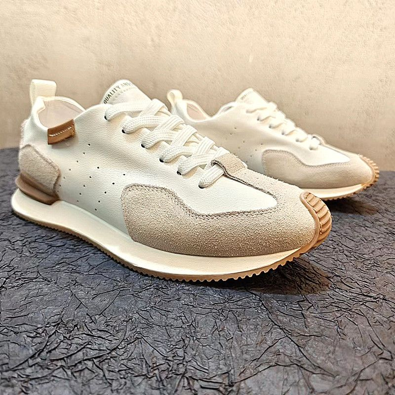 Schuhe 2022 Sommer Neue Leder Hohl Sport Casual Forrest Gump Herren Trendy All-Match Dickbesohlte Daddy_voghion.com