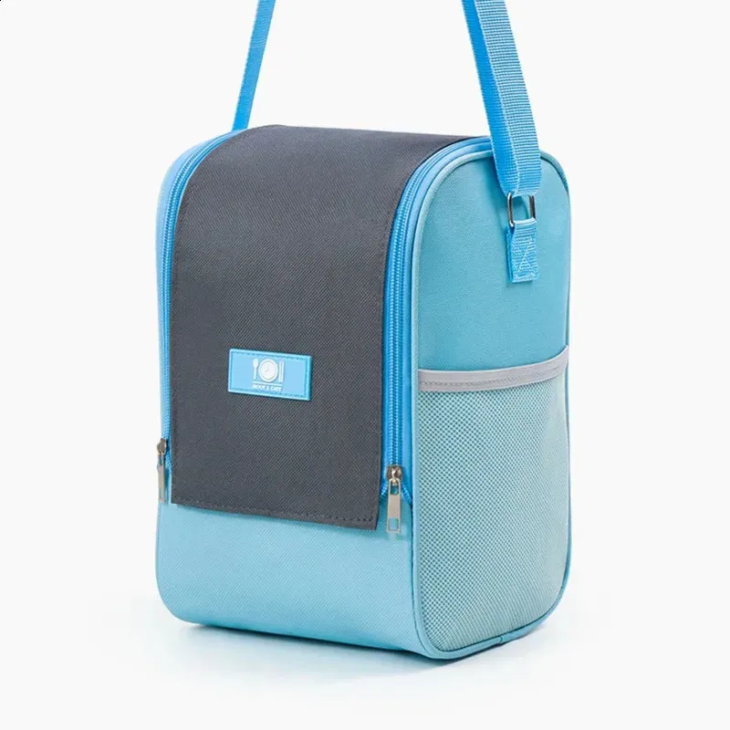 Borsa termica per il pranzo Bento in alluminio, con tracolla, per riso e ghiaccio, portatile, per picnic, conservazione degli alimenti, 250318l_voghion.com