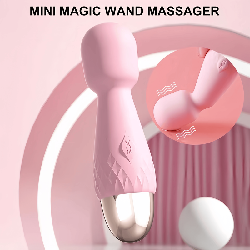 Mini vibromasseur de poche Casemee, 10 modes de vibration, clitoridien, personnel, silencieux, point G, AV Stick, vibromasseur pour femme_voghion.com