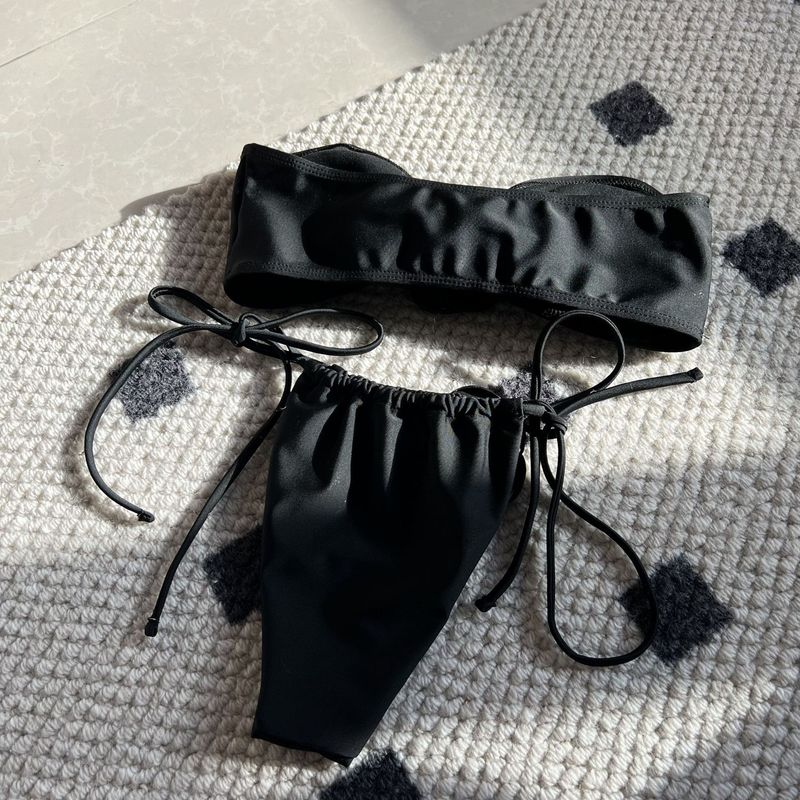 Damenbekleidung Neue Bikini Tube Top Split Sexy Hot Girl Bikini_voghion.com