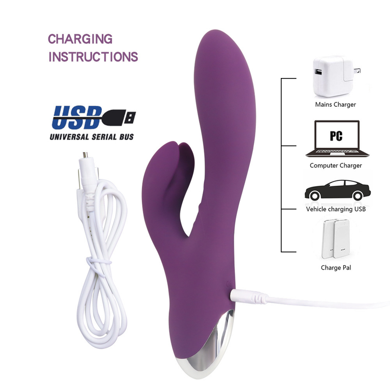 Sliding Massage Kneading Bunny Rabbit Vibrators 10 Modes Dual Motor G-spot Clitoris Stimulator Sex Toys For Wo_voghion.com